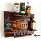 Whisky-Regal Bourbon Whisky-Regal Flaschenregal Hausbarmöbel Bar-Dekor Barschild Hausbar Whiskyaufbewahrung Spirituosenregal Whisky-Ausstellung