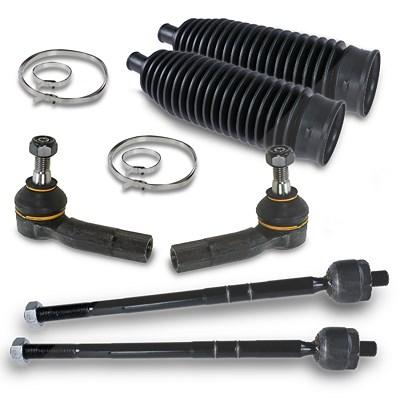 Bestprice 2x Spurstange +2x Spurstangenkopf +Lenkmanschetten vorne [Hersteller-Nr. 40438405] für Audi, Seat, Skoda, VW Image