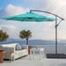 AOOLIMICS 10ft Offset Patio Umbrella Hanging Market Umbrellas