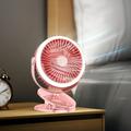 Dpityserensio Light Clip Fan Camping Fan with LED Lights&Clip Battery Operated Fan with Clip USB Rechargeable Fan for Tent Car RV Emergency Outages Fans for Home Clearance