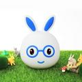 2023 Summer Savings Clearance! WJSXC Cute Bunny Night Light USB Rechargeable Kids Night Light Warm White and 7-Color Breathing Modes Led Animal Lights for Girls Childrens Toddler Baby and Kids Blue
