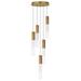 ET2 Reeds 5-Light LED Pendant - Gold - E11015-144GLD