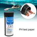 FY24 Spring Cleaning and Home Refresh WJSXC 7 In 1 Water Quality Test Paper Swimming Pool PH Test Strip Pool Test Strip Drinking Water Chemistry Test 50PCS Multicolor