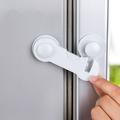 wofedyo Faucets Cabinet Locks Child Safety Adhesive Baby Proofing Latches Multi-Purpose 1Pc White 10*4*2