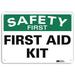 LYLE U7-1199-RA_10X7 Safety Sign, 7 in Height, 10 in Width, Aluminum, Vertical