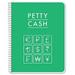 BookFactory Petty Cash Log Book/Petty Cash Record Book/Notebook/Journal - 120 Pages 8.5 x 11 (LOG-120-7CW-PP-(PettyCash)-BX)