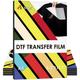 A-SUB DTF Transfer Film A4 DTF Film Paper 150 Sheets Sublimation Paper for Dark Fabrics 8.3 x 11.7 Compatible DTF Printer with DTF Ink Only Cold & Hot Peel