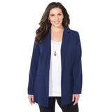 Plus Size Women's Right Fit™ Blazer by Catherines in Midnight (Size 28 W)