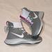 Nike Shoes | Nike Binzie Waterproof Rain Boots Sneakers Youth Size 4y Grey Violet | Color: Gray/Purple | Size: 4y