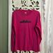 Adidas Tops | Adidas, Retro - Hot Pink, Glitter Adidas Logo, Long Sleeve T-Shirt!!! Women’s L | Color: Black/Pink | Size: L