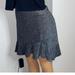 Michael Kors Skirts | Cheers! Michael Kors Shining Silver Black Skirt Size L | Color: Black/Silver | Size: L
