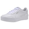 Sneaker PUMA "CARINA LIFT TW", Gr. 40,5, weiß (puma weiß, puma weiß), Synthetik, Synthetik, unifarben, sportlich, Schuhe