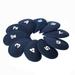 HOMEMAXS 11Pcs Golfing Club Covers Professional Iron Covers Portable Iron Headcovers Dust-proof Iron Protectors