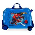 Marvel Spiderman Red Blue Kids Rolling Suitcase 50x39x20 cm Rigid ABS Combination lock 38 Litre 2.1 Kg 4 Wheels Hand Luggage