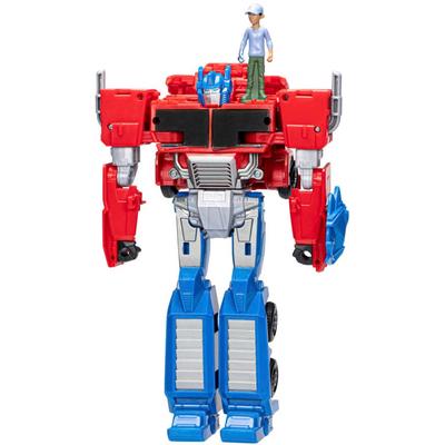 Actionfigur HASBRO "Transformers EarthSpark Optimus Prime" Spielfiguren grau (blau, rot, grau) Kinder Altersempfehlung