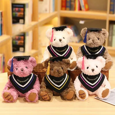 Poupées ours en peluche personnalisées jouets pour bébés garçons et filles enfants étudiants