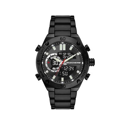 Skechers Men's Analog Chrono Watch | Black | Metal