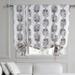 Exclusive Fabrics Sago Printed Cotton Tie-Up Window Shade (1 Panel)