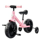 4-in-1 Kids Training Bike Toddler Tricycle w/ Training Wheels & Pedals