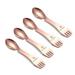 4 Pieces Fork Outdoor Tableware Camping Outdoor Survival Tools Multifunctional Stainless Steel Camping Survival Kit Gift