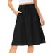 ZHAGHMIN Women S Black Skirt Women Elastic High Waist Boho Maxi Skirt Casual Drawstring A Line Long Skirt Sequin Skirt For Women Under Skirts Shorts For Women Tennis Skirts For Women Women S Skirts