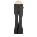 7th Avenue Design Studio New York & Company Dress Pants: Gray Bottoms - Women's Size 6 Petite