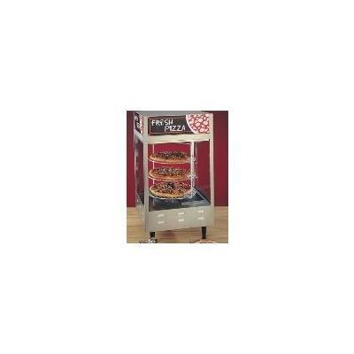 Nemco 6450-4 4-Tier Rotating Pizza Display Case with 12-in Diam. Racks, 120 V