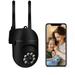 Ausyst Electronics Gift Dual Band 5G/2.4GHz Surveillance Camera Home HD Wireless Wifi Monitor Network Remote Wide Angle Camera Clearance