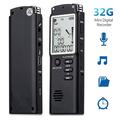 Homemart Digital Voice Recorder Voice Activated Recorder Mini Audio Voice Recorder USB Charge with MP3 Player Recording Device for Lecture 32GB