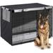 Dog Crate Cover Durable Polyester Pet Kennel Cover UniversalDog Cage Cover Fit for 24-48 inches Wire Dog Crate