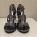 Michael Kors Shoes | Michael Kors Berkley T-Strap Heels | Color: Silver | Size: 9.5