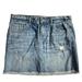 Converse Skirts | Converse Denim Skirt 28 Miniskirt Mini Short Jean Distressed Light Wash Frayed | Color: Blue | Size: 28 (Waist)