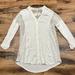 Anthropologie Intimates & Sleepwear | Anthropologie Clo Intimo Caolin Lace Sleep Shirt S | Color: White | Size: S