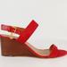 Tory Burch Shoes | New Tory Burch Mini Benton Wedged Sandal | Color: Red | Size: 7
