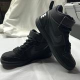 Nike Shoes | Nike Black Court Borough Mid 2, Size 11c | Color: Black | Size: 11c