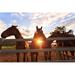 Gracie Oaks Horses at Sunset by Oxime - Wrapped Canvas Photograph Canvas | 8 H x 12 W x 1.25 D in | Wayfair D60830B2AE5D4F92A67B285FBAB77430