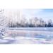 Winston Porter Frozen Lake by Winyuu - Wrapped Canvas Photograph Canvas | 8 H x 12 W x 1.25 D in | Wayfair 35FCBC972C69468694839BF479169644