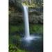 Millwood Pines Silver Falls State Park, Waterfalls by Ryuivst Wrapped Canvas Photograph Canvas in White | 36 H x 24 W x 1.25 D in | Wayfair