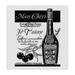 August Grove® Mon Cheri French Wine, SWEDISH DISH CLOTHS ( Set Of 2) Cotton Blend in Black | 8 H x 8 W in | Wayfair