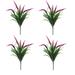 Wedding Stuff for Reception Artificial Flowers Outdoor Greenery Shrubs Indoor Outside For Home Decor 4Pcs Artificial Flowers That Look Real