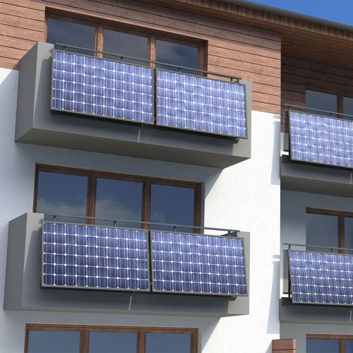 Balkonkraftwerk Komplettset 820W (2 x 410W) lux Kraftwerk Balkonkraftwerk Solaranlage Solarpaneel