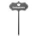 Pompotops Plant Label Metal Seed And Plant Markers - Indoor Outdoor Seed And Plant Garden Stakes - Stylish Fruit And Vegetable Seed Tags - Durable Plant Labels For Pots