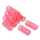 Unique Bargains Plastic Hair Rollers Curlers for Short Long Hair DIY 12 Pcs