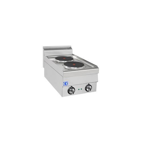 Elektroherd mit 2 runden Platten