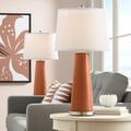 Baked Clay Leo Table Lamp Set of 2