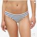 J. Crew Swim | J. Crew Bikini Bottom Stripe White Women's Size Xxl New With Tags Nwt | Color: Blue/White | Size: Xxl