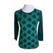 J. Crew Tops | J. Crew Factory Green Embroidered Pullover Sweater Xs | Color: Green | Size: Xs