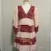 Free People Dresses | *Nwt* Free People Tea Combo Dress | Size: Xs | Side Zipper | Color: Pink/White | Size: Xs
