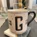 Anthropologie Dining | Anthropologie Margot Monogram Tiled Letter G Mug | Color: Black | Size: Os