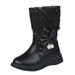 Qufokar Infant Boy mas Outfit Leather Girls Boots Unisex Baby Fragile Strap M Boot